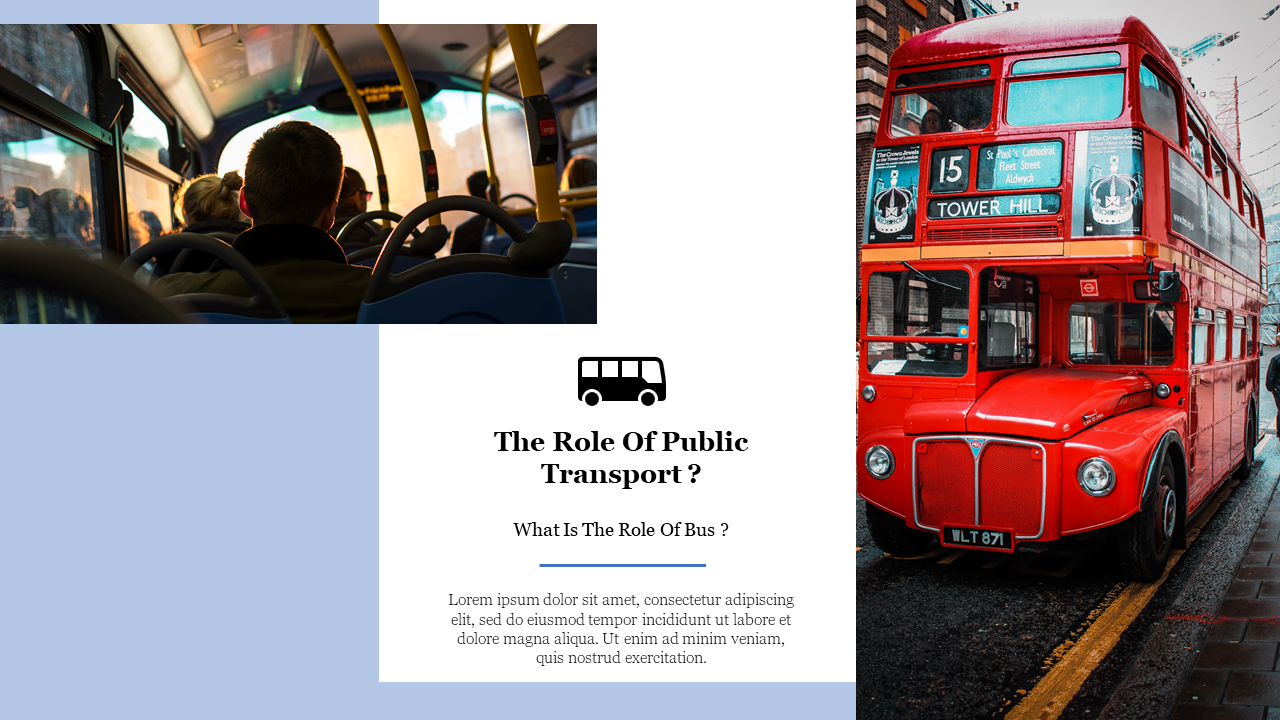 Public Transport Bus Presentation Slide